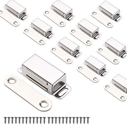 Lot 10 20 Magnetic Door Catches Cupboard Wardrobe Kitchen Cabinet Latch Catch US Lot 10 20 Magnetic Door Catches Cupboard Wardrobe Kitchen Cabinet Latch Catch US